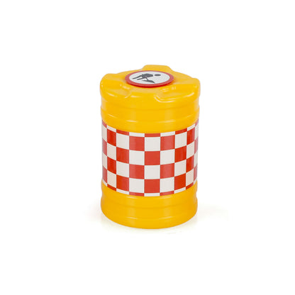 Kabolite Plastic Decorative Traffic Sign Guardrail Barrier Traffic Cones Crash Bucket Spare Parts for 1/14 RC Construction Vehicles Model