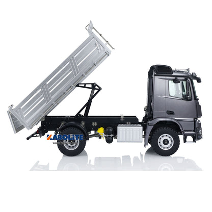 US STOCK Kabolite 5701 1/14 4x4 Remote Control Dump Truck Electric Lifting Tipper with 2-Speed Transmission LED Lights Sound System