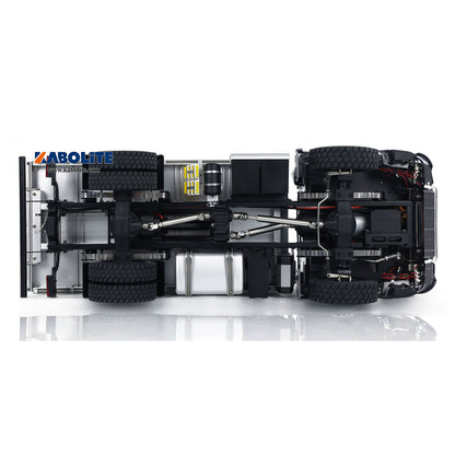 US STOCK Kabolite 5701 1/14 4x4 Remote Control Dump Truck Electric Lifting Tipper with 2-Speed Transmission LED Lights Sound System