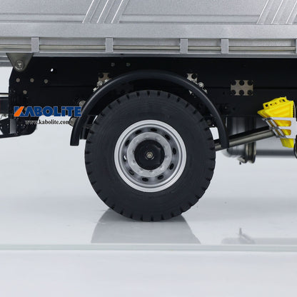 US STOCK Kabolite 5701 1/14 4x4 Remote Control Dump Truck Electric Lifting Tipper with 2-Speed Transmission LED Lights Sound System