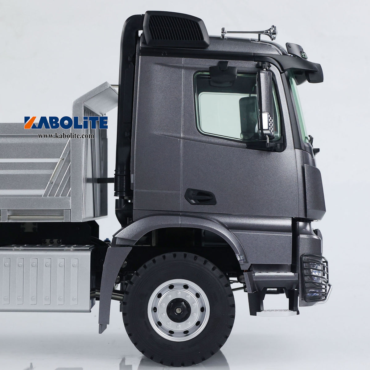 US STOCK Kabolite 5701 1/14 4x4 Remote Control Dump Truck Electric Lifting Tipper with 2-Speed Transmission LED Lights Sound System