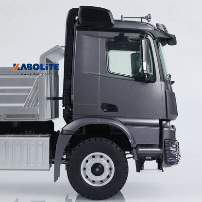 US STOCK Kabolite 5701 1/14 4x4 Remote Control Dump Truck Electric Lifting Tipper with 2-Speed Transmission LED Lights Sound System