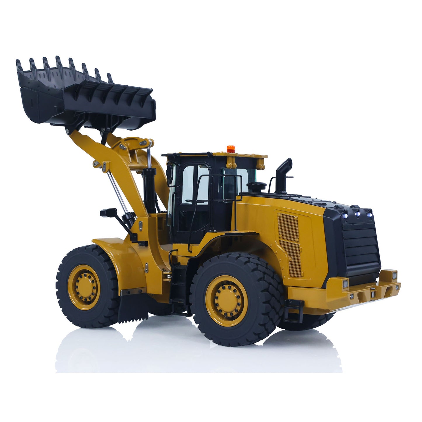 US STOCK Kabolite 2.4G 1/16 Metal K966 Hydraulic RC Loader Radio Controlled Truck Car DIY Model 7500mAh Battery Ready to Run
