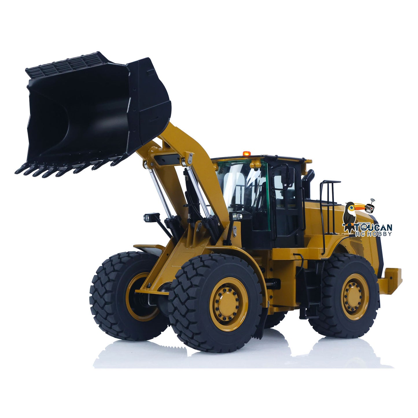 IN STOCK KABOLITE K966 2.4G 1/16 Hydraulic RC Loader Radio Control Truck 966 Electric Car DIY Model 7500mAh Battery Light System