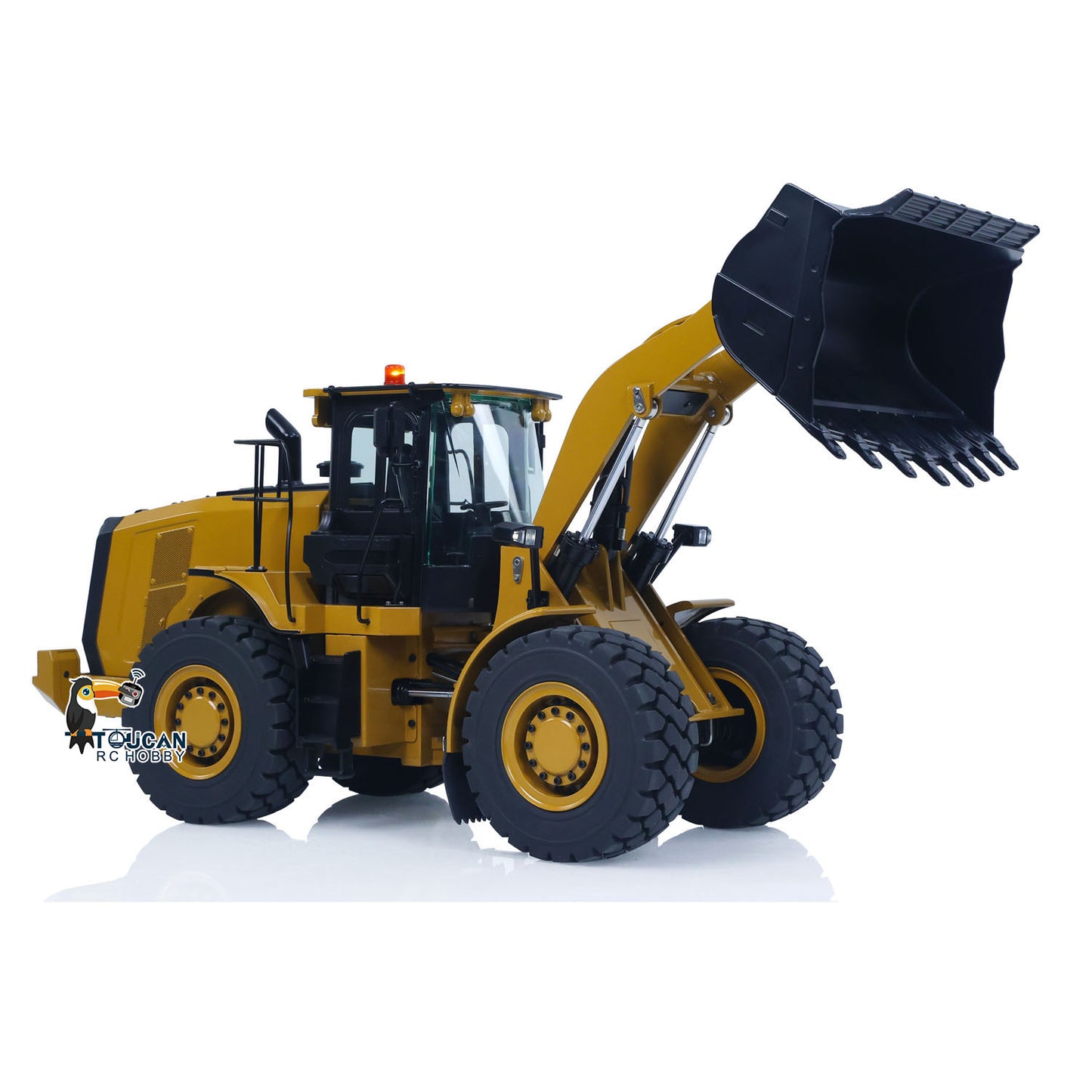 Fast Free Shipping HUINA K966 KABOLITE 2.4G 1/16 Hydraulic RC Loader Car Model 7500mAh Battery