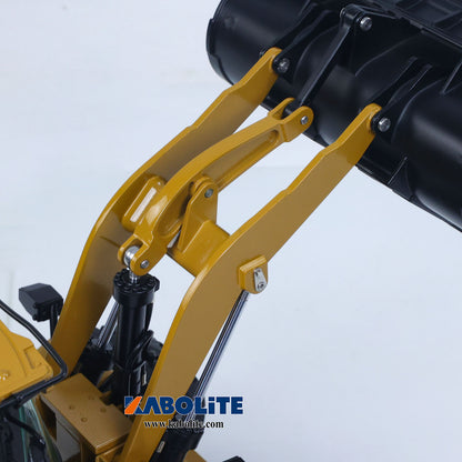 Kabolite K966 1/16 Metal Hydraulic RC Loader Model with FlySky ST8 Radio Controller for Construction Vehicle Hobbyists