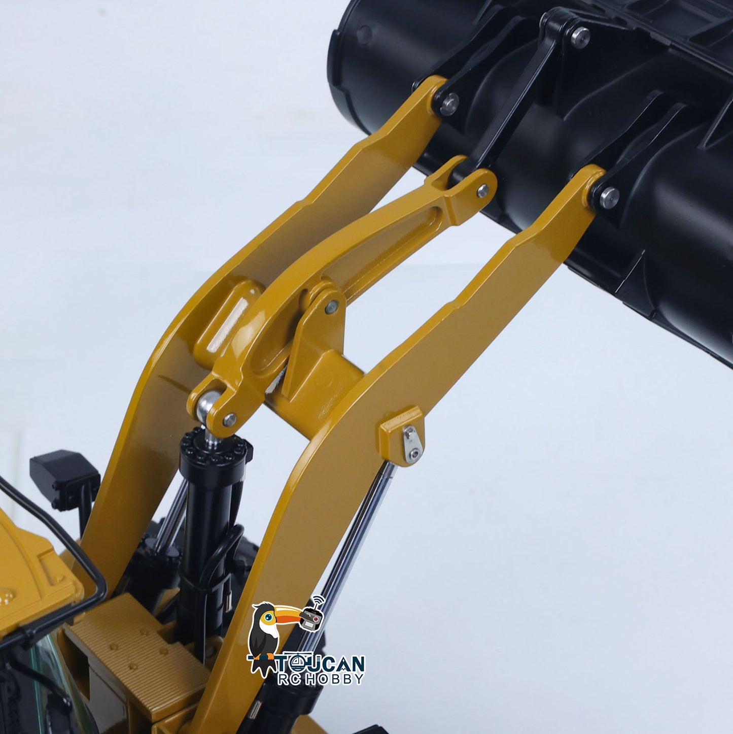 Fast Free Shipping HUINA K966 KABOLITE 2.4G 1/16 Hydraulic RC Loader Car Model 7500mAh Battery