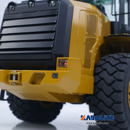 Kabolite K966 1/16 Metal Hydraulic RC Loader Model with Light Sound System FlySky ST8 Radio Controller