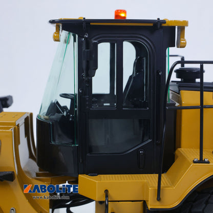 Kabolite K966 1/16 Metal Hydraulic RC Loader Model with FlySky ST8 Radio Controller for Construction Vehicle Hobbyists