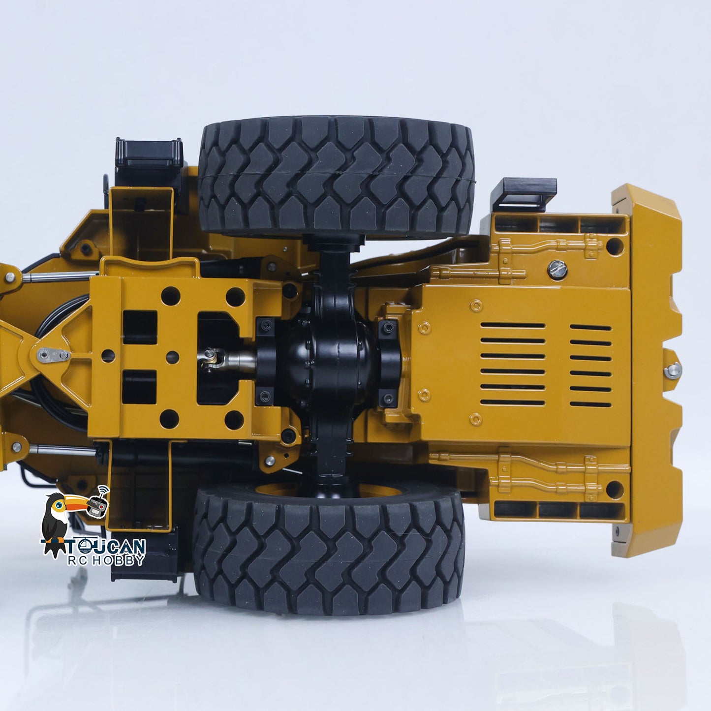 Fast Free Shipping HUINA K966 KABOLITE 2.4G 1/16 Hydraulic RC Loader Car Model 7500mAh Battery
