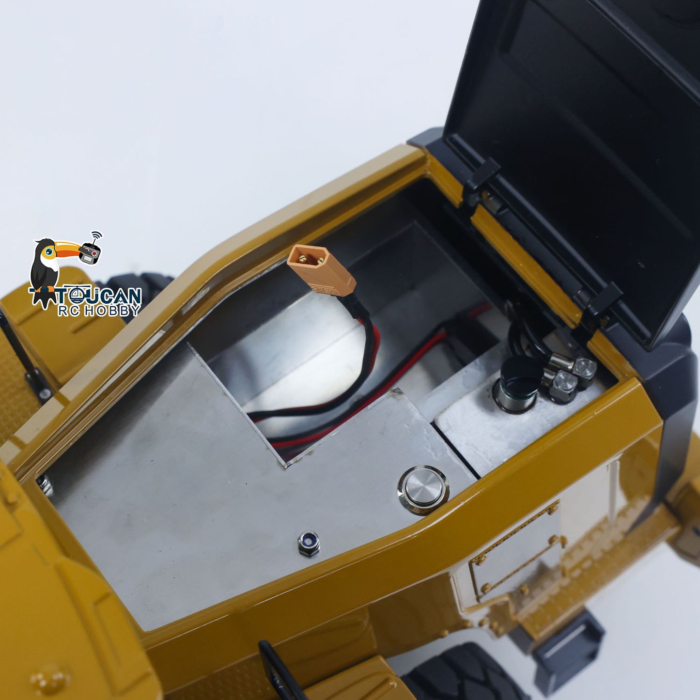 US STOCK Kabolite 2.4G 1/16 Metal K966 Hydraulic RC Loader Radio Controlled Truck Car DIY Model 7500mAh Battery Ready to Run