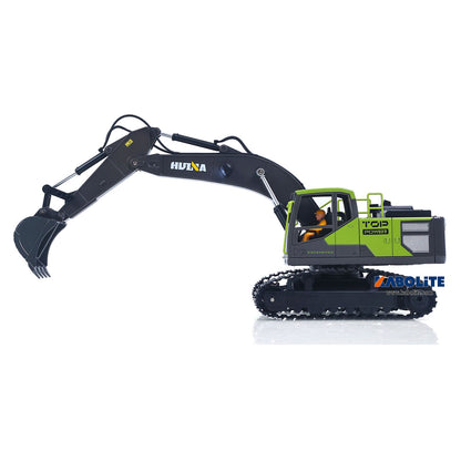 IN Stock HUINA 1661 1/18 Electric RC Excavator with Light Effects Metal Bucket Water Mist Spray for Remote Control Digger Hobbyists