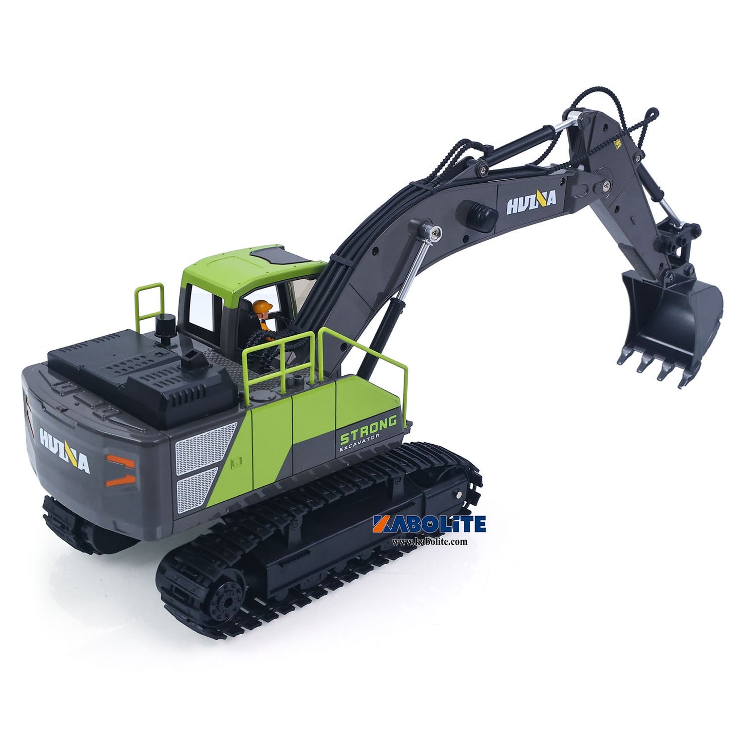IN Stock HUINA 1661 1/18 Electric RC Excavator with Light Effects Metal Bucket Water Mist Spray for Remote Control Digger Hobbyists