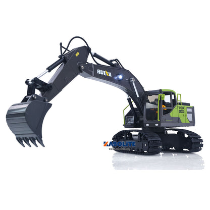 IN Stock HUINA 1661 1/18 Electric RC Excavator with Light Effects Metal Bucket Water Mist Spray for Remote Control Digger Hobbyists
