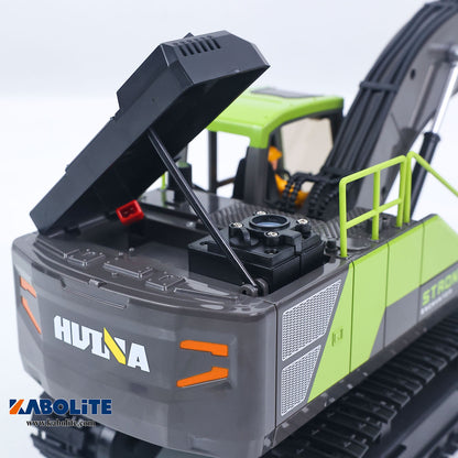 IN Stock HUINA 1661 1/18 Electric RC Excavator with Light Effects Metal Bucket Water Mist Spray for Remote Control Digger Hobbyists