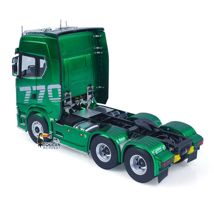 RTR TOUCAN 1/14 Romote Control Tractor Truck 770S 6*6 2Speed RC Lorry Car Axle Locks Openable Door Lights Sounds Smoke Unit