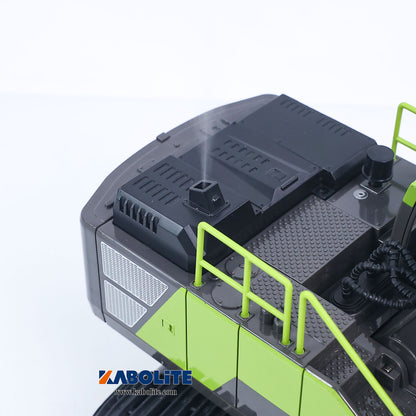 IN Stock HUINA 1661 1/18 Electric RC Excavator with Light Effects Metal Bucket Water Mist Spray for Remote Control Digger Hobbyists