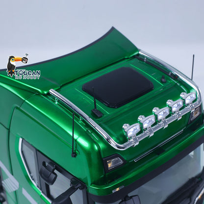 RTR TOUCAN 1/14 Romote Control Tractor Truck 770S 6*6 2Speed RC Lorry Car Axle Locks Openable Door Lights Sounds Smoke Unit