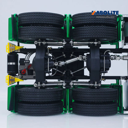 Kabolite K770S-100 1/14 6x6 RC Tractor Truck with Differential Locks Smoke Unit 2Speed Transmission LED Lights Sound System