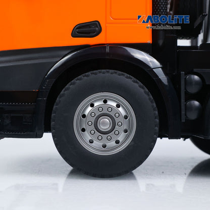 IN Stock HUINA 1536-1 1/14 8X8 Metal Remote Control Dump Truck Electric Lifting with Light Sound System for RC Tipper Hobbyists