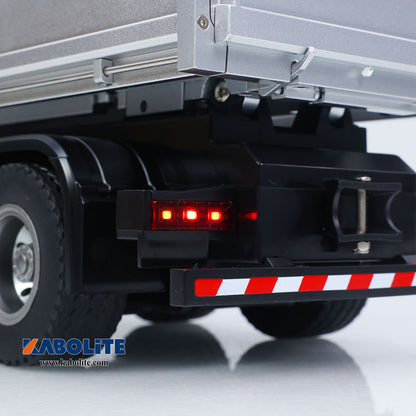 IN Stock HUINA 1536-1 1/14 8X8 Metal Remote Control Dump Truck Electric Lifting with Light Sound System for RC Tipper Hobbyists