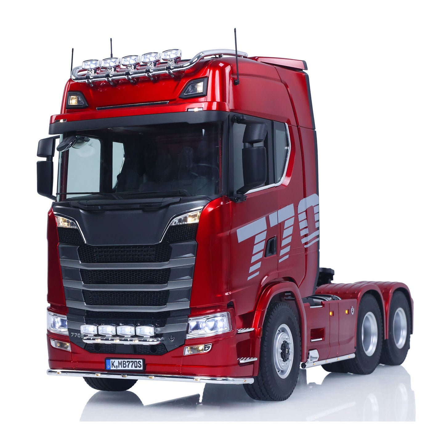 Fast Free Shipping for EU KABOLITE 1/14 770S 100 RC Tractor Truck 6x6 Remote Control Lorry Car 2Speed Gearbox Differential Lock Battery Radio RTR Model