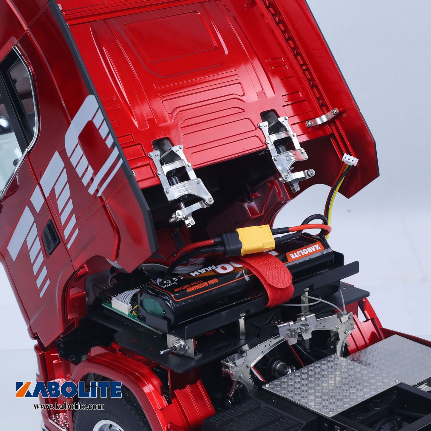 Fast Free Shipping for EU KABOLITE 1/14 770S 100 RC Tractor Truck 6x6 Remote Control Lorry Car 2Speed Gearbox Differential Lock Battery Radio RTR Model