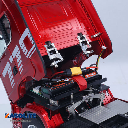 Fast Free Shipping for EU KABOLITE 1/14 770S 100 RC Tractor Truck 6x6 Remote Control Lorry Car 2Speed Gearbox Differential Lock Battery Radio RTR Model