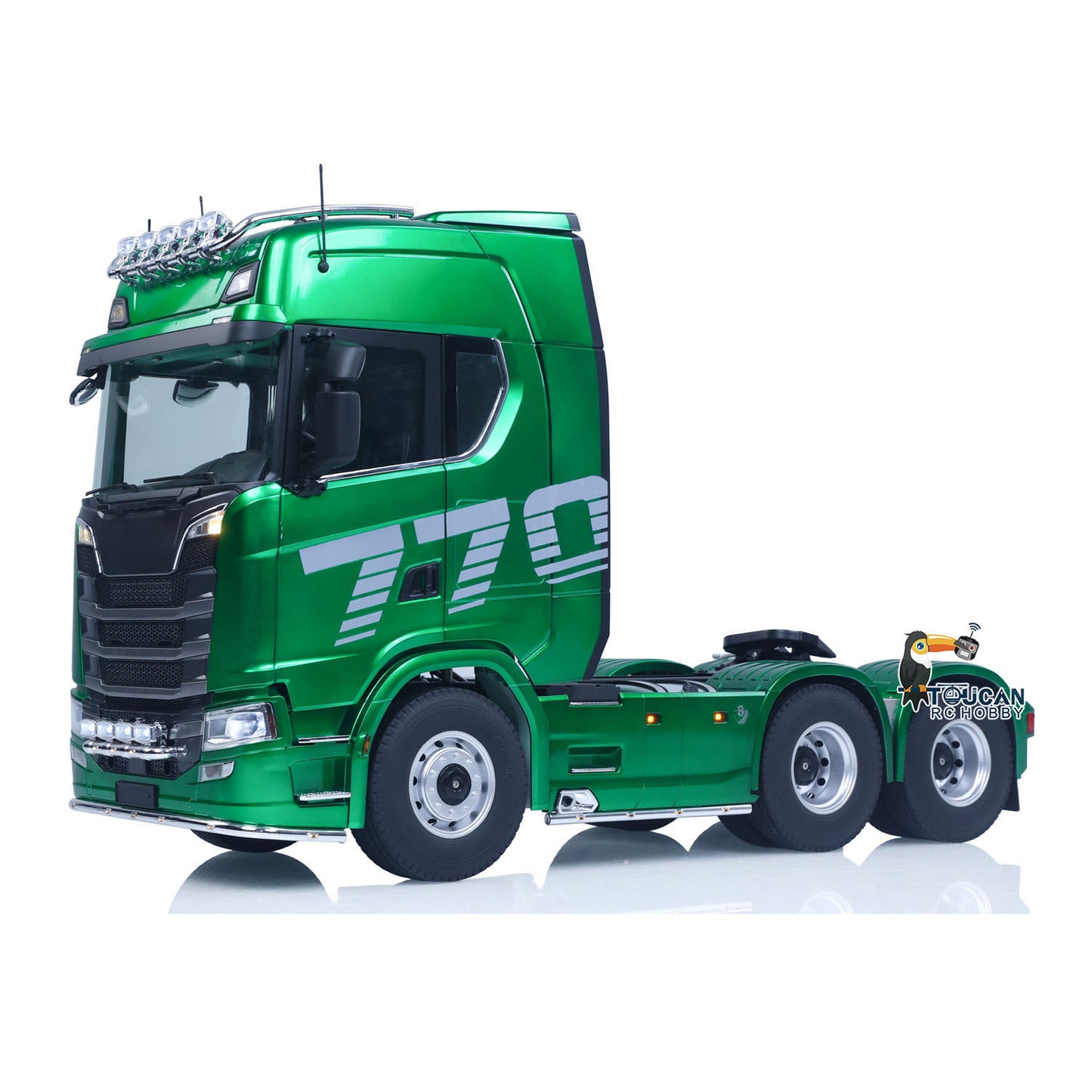Fast Free Shipping 1/14 KABOLITE RC Tractor Truck SC 770S 100 6X6 2Speed Romote Control Vehicle Axle Locks Metal Chassis Rail Openable Door RTR