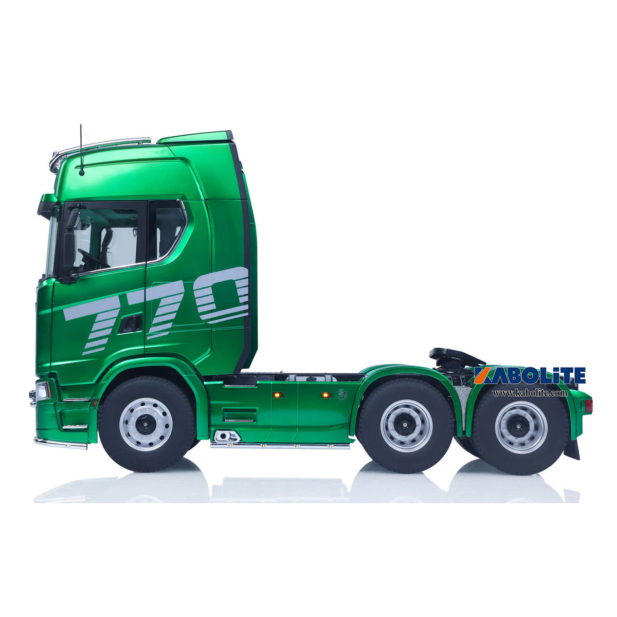 Fast Free Shipping for EU 1/14 KABOLITE 770S 100 6X6 RC Tractor Truck Romote Control RTR Vehicle Model 2 Speed Axle Locks Metal Chassis Rail Openable Door