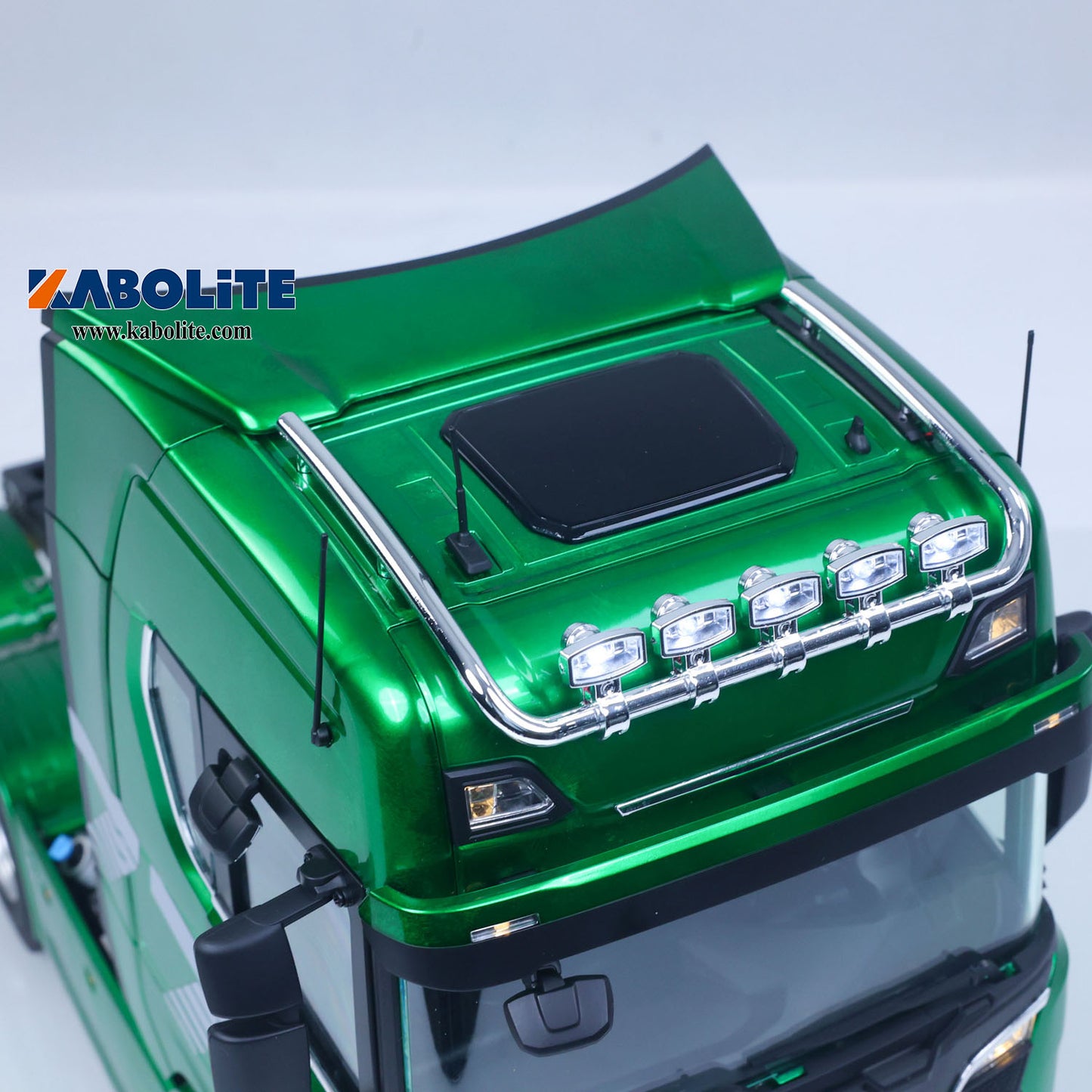 Fast Free Shipping for EU 1/14 KABOLITE 770S 100 6X6 RC Tractor Truck Romote Control RTR Vehicle Model 2 Speed Axle Locks Metal Chassis Rail Openable Door