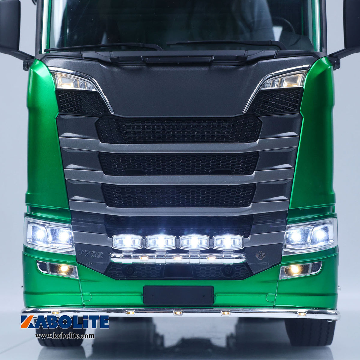 Fast Free Shipping for EU 1/14 KABOLITE 770S 100 6X6 RC Tractor Truck Romote Control RTR Vehicle Model 2 Speed Axle Locks Metal Chassis Rail Openable Door