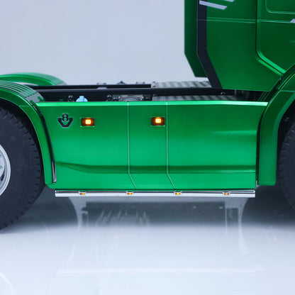 DE Stock 1/14 KABOLITE 770S 100 6X6 RC Tractor Truck Romote Control RTR Vehicle Model 2 Speed Axle Locks Metal Chassis Rail Openable Door