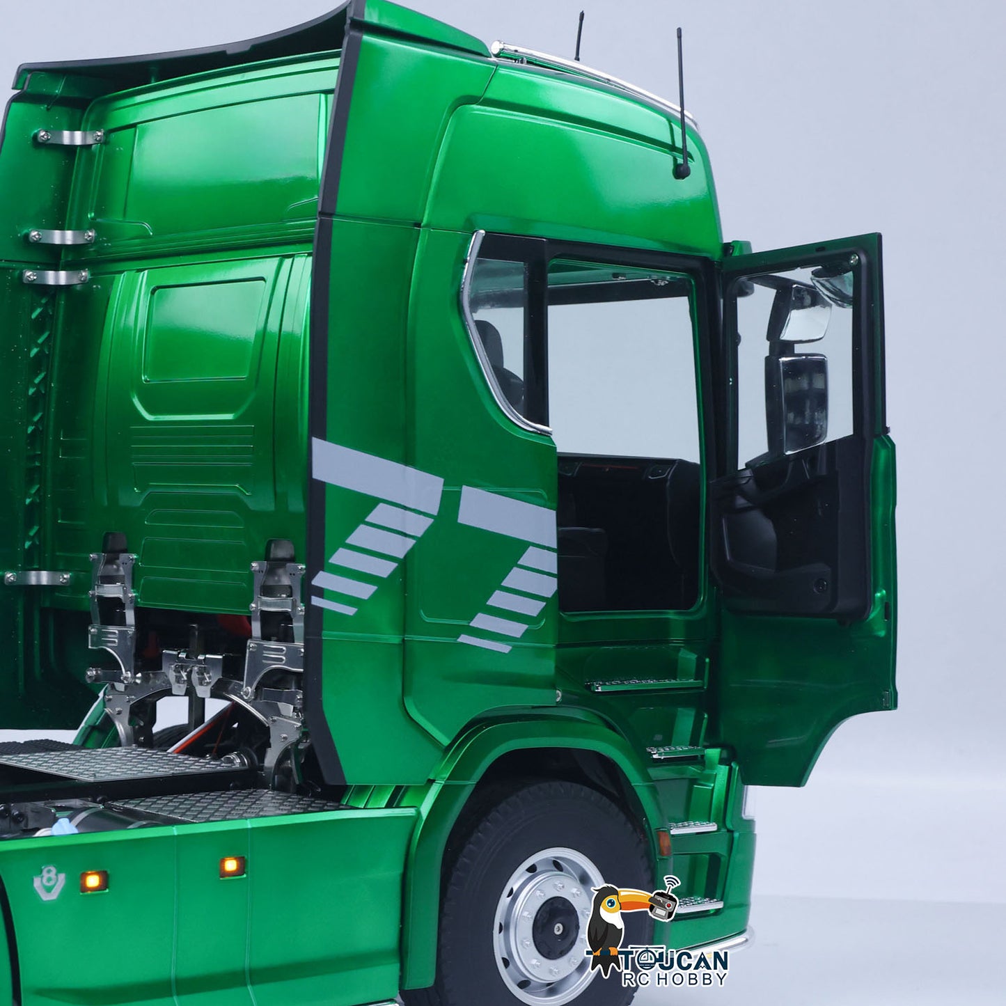 Fast Free Shipping 1/14 KABOLITE RC Tractor Truck SC 770S 100 6X6 2Speed Romote Control Vehicle Axle Locks Metal Chassis Rail Openable Door RTR