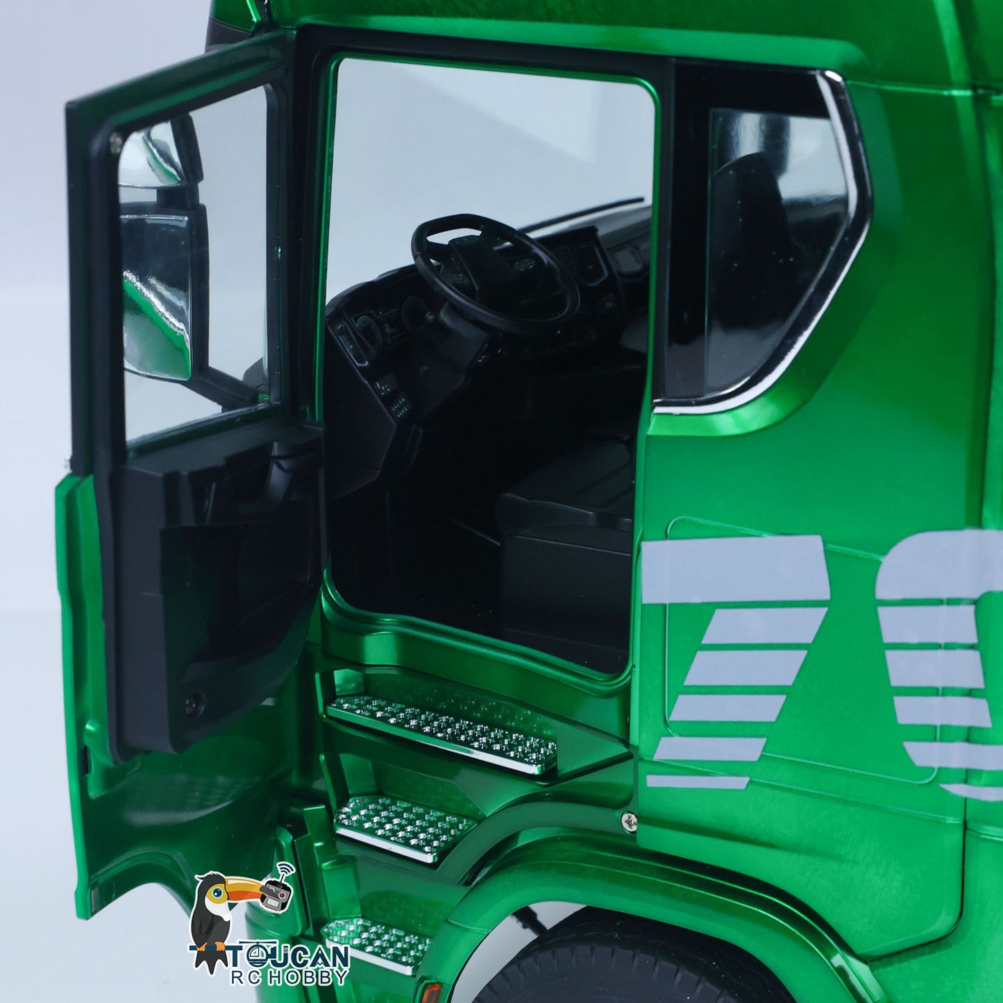 Flash Sale Fast Free Shipping for EU 1/14 KABOLITE RC Tractor Truck SC 770S 100 6X6 2Speed Romote Control Vehicle Axle Locks Metal Chassis Rail Openable Door RTR