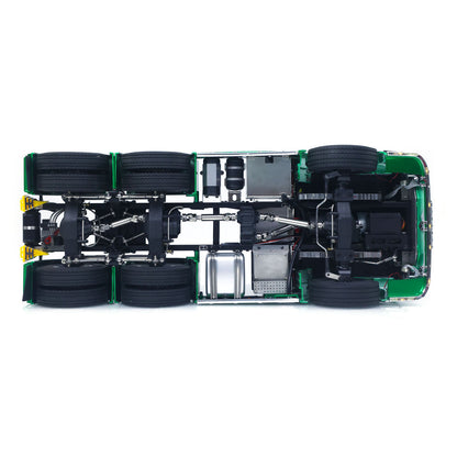 DE Stock 1/14 KABOLITE 770S 100 6X6 RC Tractor Truck Romote Control RTR Vehicle Model 2 Speed Axle Locks Metal Chassis Rail Openable Door