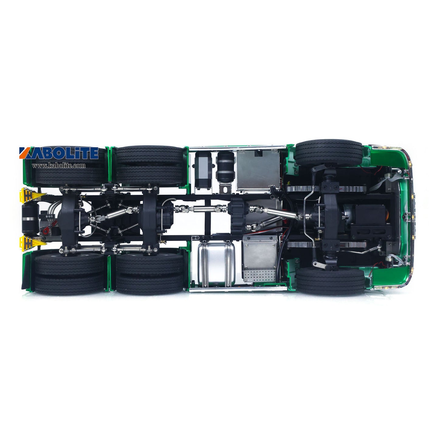 Fast Free Shipping for EU 1/14 KABOLITE 770S 100 6X6 RC Tractor Truck Romote Control RTR Vehicle Model 2 Speed Axle Locks Metal Chassis Rail Openable Door