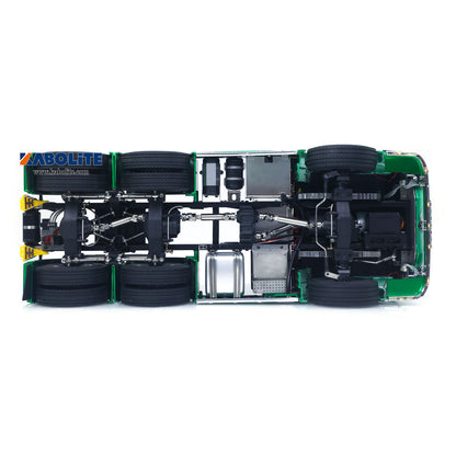 Fast Free Shipping for EU 1/14 KABOLITE 770S 100 6X6 RC Tractor Truck Romote Control RTR Vehicle Model 2 Speed Axle Locks Metal Chassis Rail Openable Door