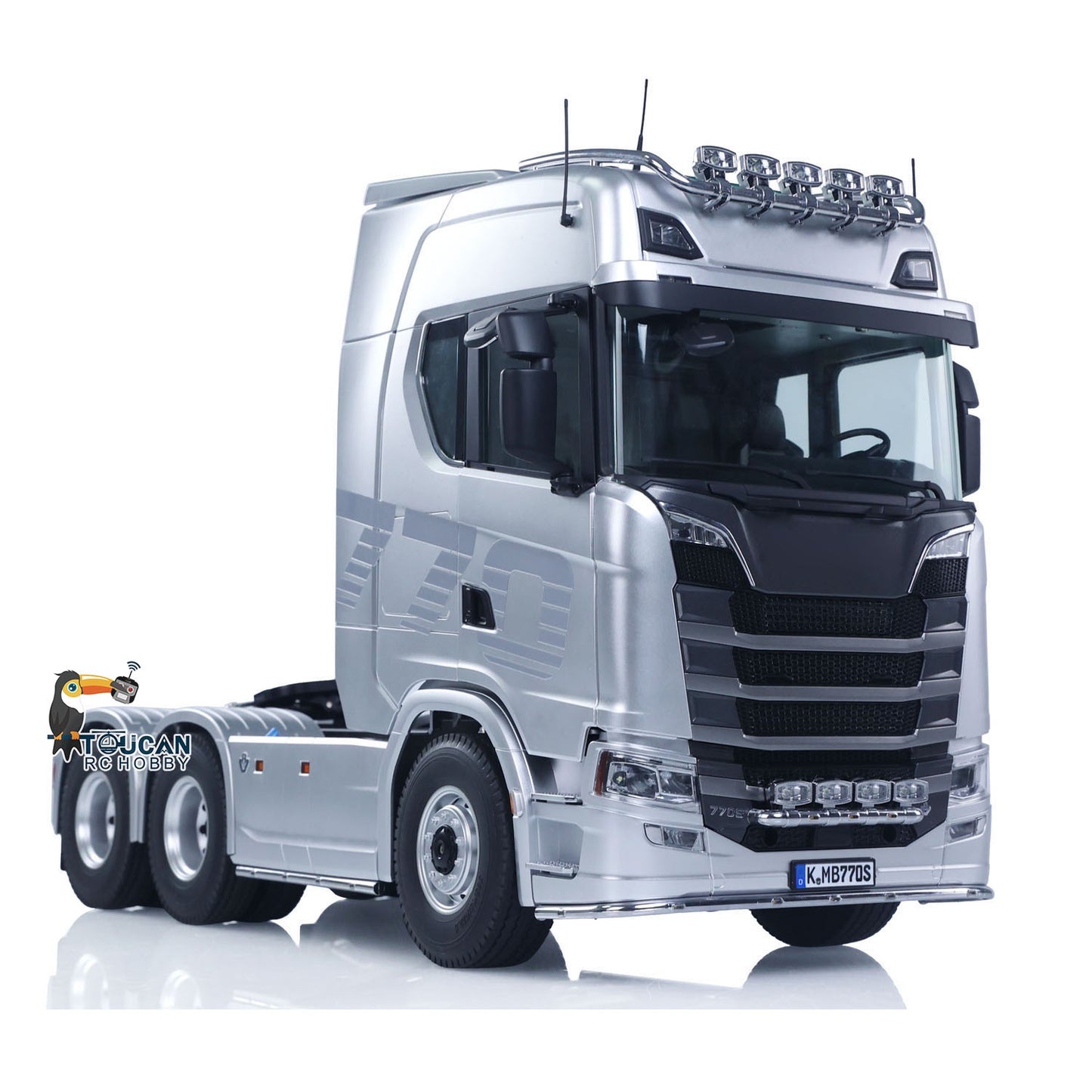 Fast Free Shipping for EU KABOLITE 1/14 770S 100 RC Tractor Truck 6x6 Remote Control Lorry Car 2Speed Gearbox Differential Lock Battery Radio RTR Model