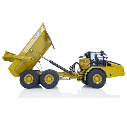 Flash Sale US Stock KABOLITE K960 1/20 RC Hydraulic Articulated Truck 6x6 Remote Control Dumper Cars Lights System ST8 Transmitter Battery