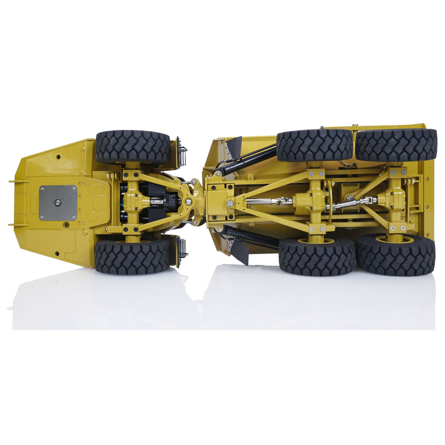 Flash Sale US Stock KABOLITE K960 1/20 RC Hydraulic Articulated Truck 6x6 Remote Control Dumper Cars Lights System ST8 Transmitter Battery