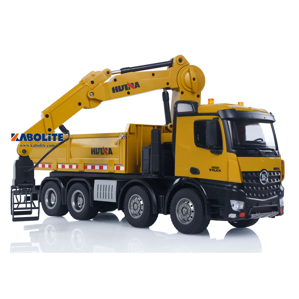 Limited-Time Sale US Stock HUINA 1538 1/14 RC Timber Grab Dumper Truck with Light Sound 26CH 2.4G Radio Controller for gift