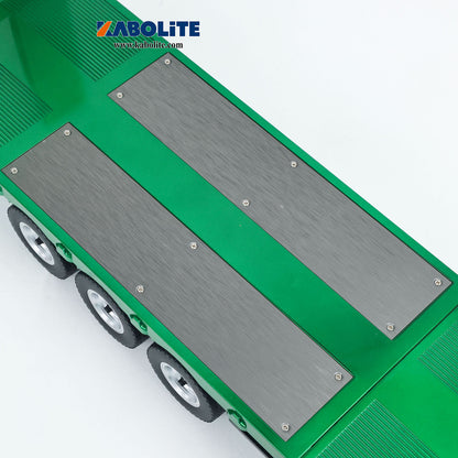 IN Stock HUINA 1502 1/18 3 Axles Plastic Semi Trailer Flatbed with Electric Tailboard Lifting Legs for RC Tractor Truck 1501 Lorry Model