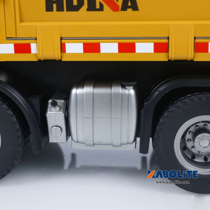 IN Stock HUINA 1538 1/14 RC Timber Grab Dumper Truck with Light Sound 26CH 2.4G Radio Controller for Scale Machinery Enthusiasts