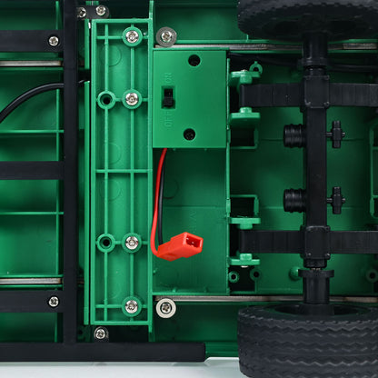 Fast Free Shipping for EU HUINA 1/18 Plastic 3 Axles Flatbed Semi Trailer 1502 for RC Tractor Truck 1501 Electric Support Legs 3.7V Li-Po Battery