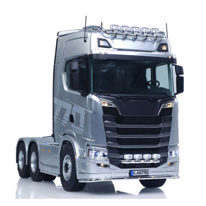 Fast Free Shipping for EU KABOLITE 1/14 770S 100 RC Tractor Truck 6x6 Remote Control Lorry Car 2Speed Gearbox Differential Lock Battery Radio RTR Model