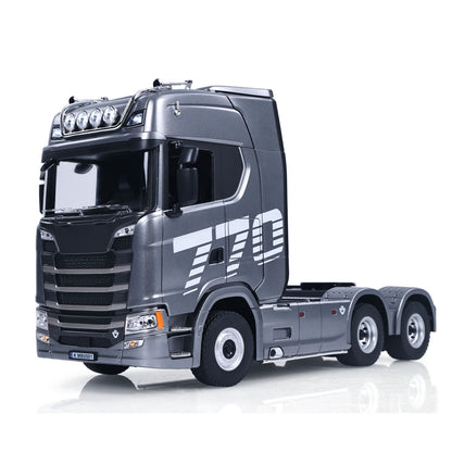 DE Stock HUINA Plastic 1/18 6X4 RC Tractor Truck 770S 1501 RWD Remote Control Lorry Vehicle Light Sound RTR Model Toys for Adults