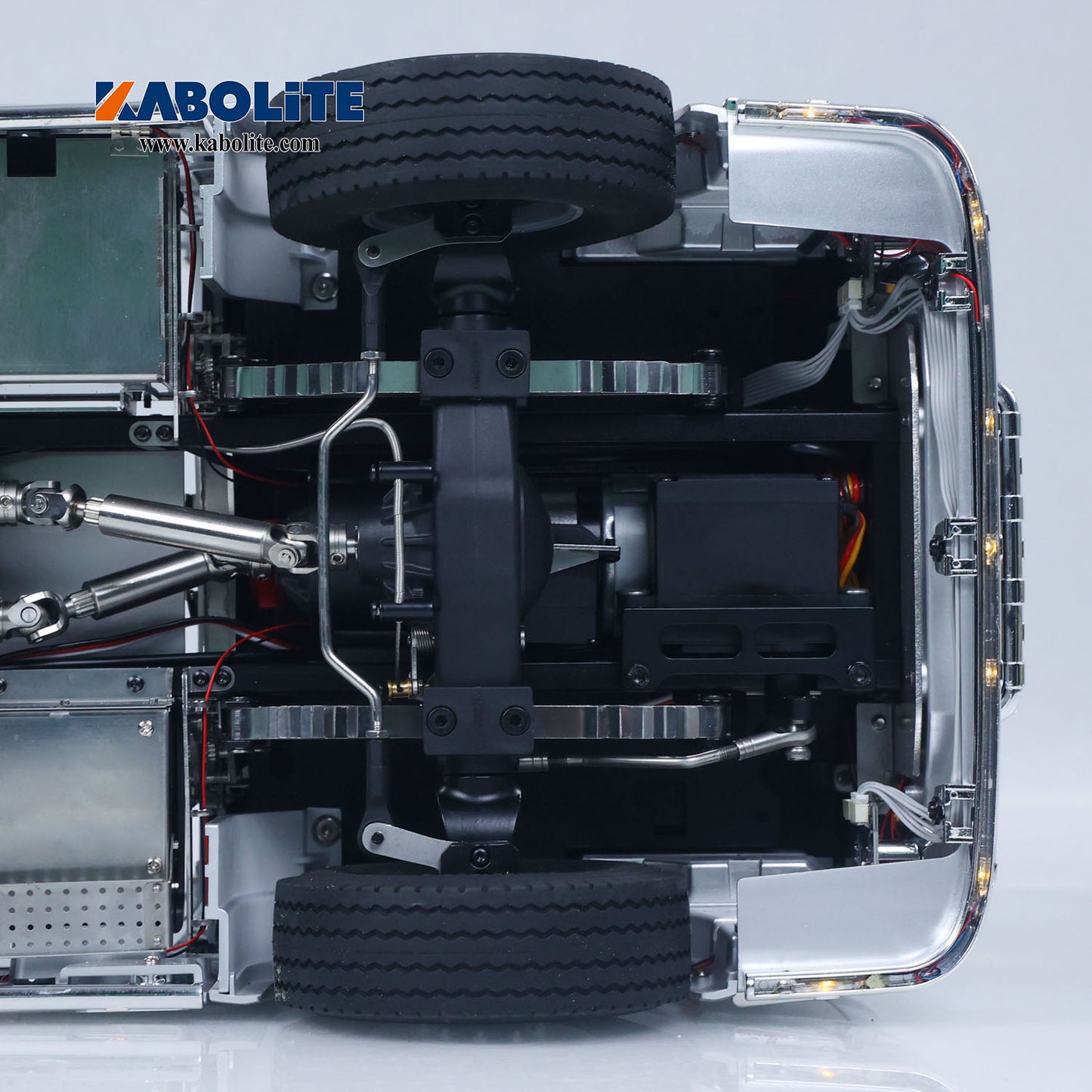 KABOLITE 1/14 770S 100 RC Tractor Truck 6x6 Lorry Model FlySky Radio System Differential Axles