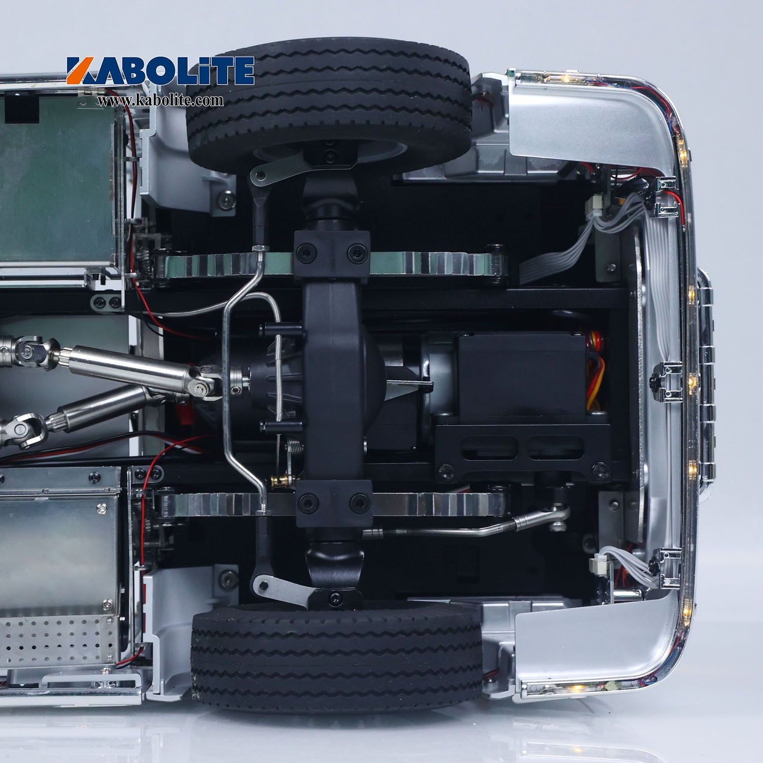 KABOLITE 1/14 770S 100 RC Tractor Truck 6x6 Lorry Model FlySky Radio System Differential Axles