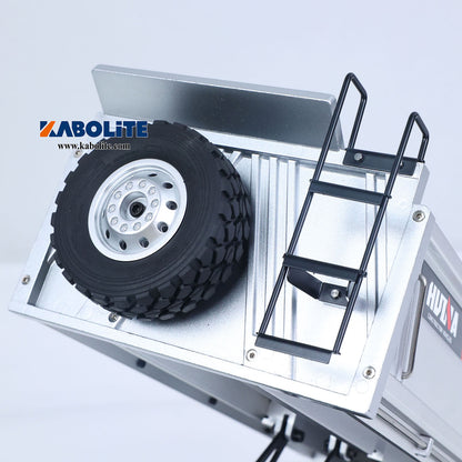 IN Stock HUINA 1598PRO 1/14 6X6 Metal Remote Control Dump Truck Engineering Vehicle Electric RC Tipper Model with Light Sound System